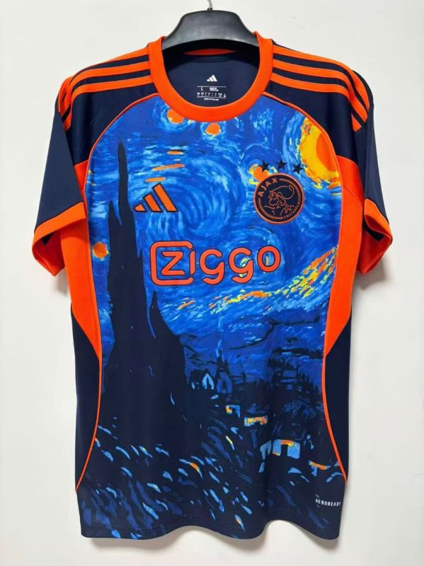 2025-26 Mens Ajax Starry Sky Pattern soccer Jersey