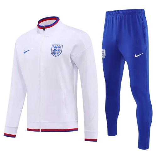 2025-26 Mens England White Jacket Tracksuit suit