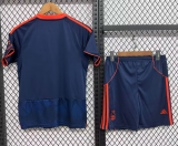 2025-26 Kids Nottingham Forest Third away blue soccer Jersey