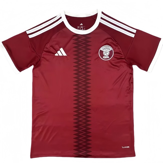 2026-27 Mens Qatar Home red Soccer Jersey