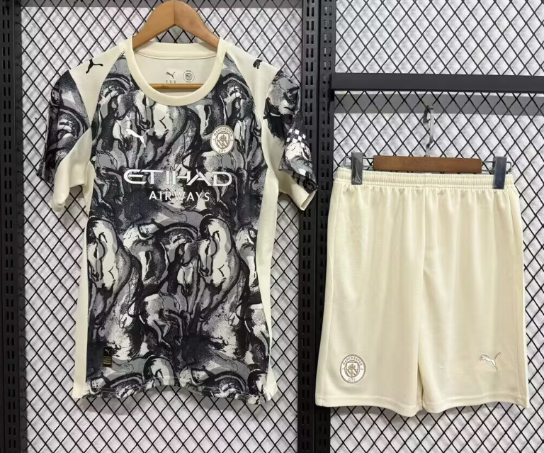 2025-26 Kids Manchester City  Special Edition soccer  jersey