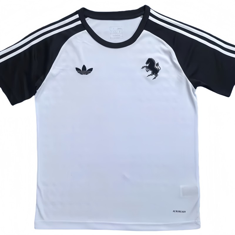2025-26 Mens Juventus White pre-match soccer Jersey