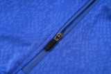 2025-26 Mens Barcelona blue Half Pull Tracksuit suit B25112#