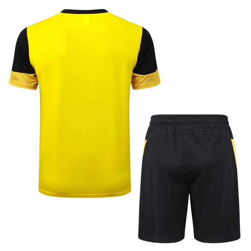 2025-26 Mens Borussia Dortmund yellow training Short suit  D25211#