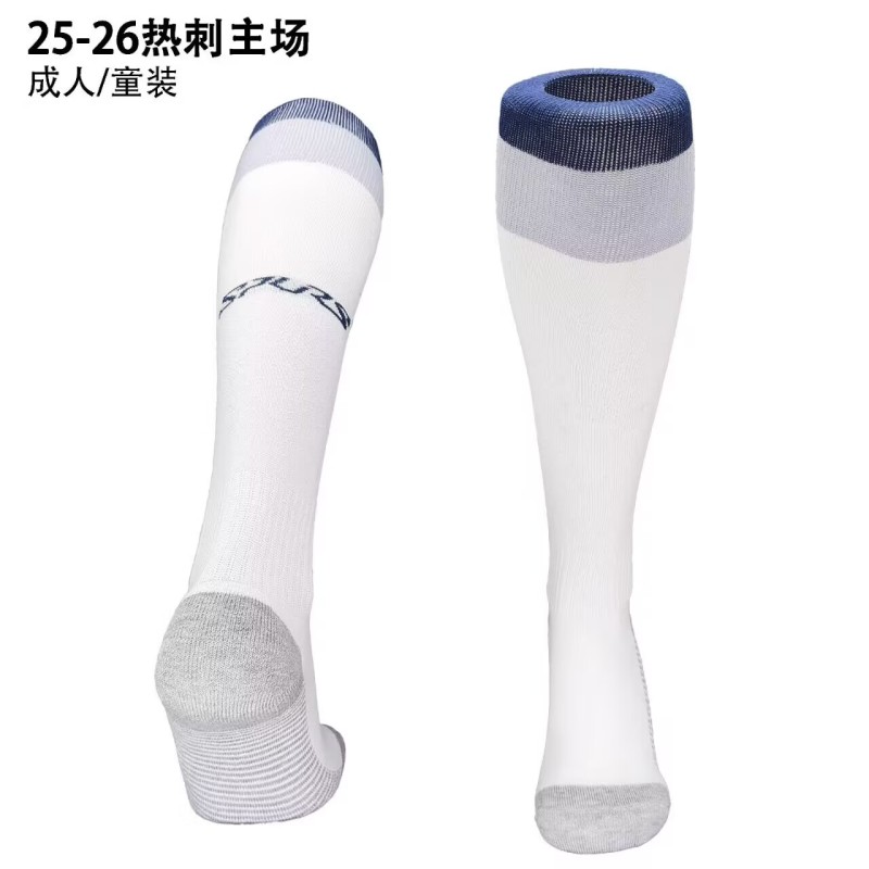 2025-26 Tottenham Hotspur home football socks
