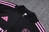2025/26 Mens Arsenal black Half pull Tracksuit suit  B25116#