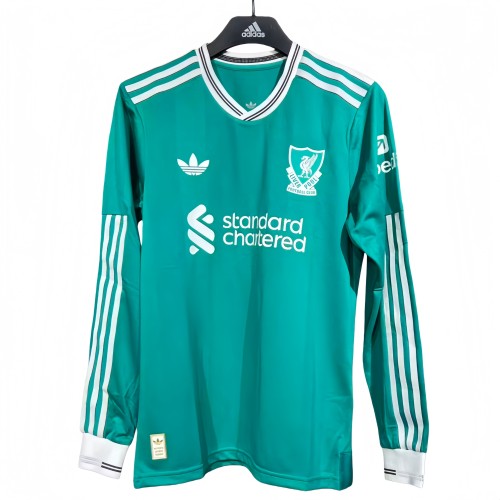 2025-26 Mens LIV third away Long Sleeve  Soccer Jersey