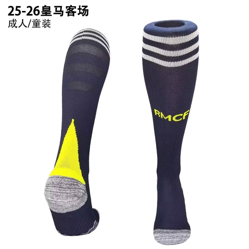 2025-26 Real Madrid away football socks
