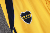 2025-26 Mens Boca Juniors yellow jacket Tracksuit suit A2595#