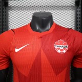 2026 Mens Canada  home Red  Player Version soccer Jersey