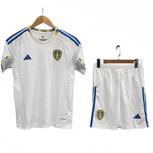 2025-26 Kids Leeds United home soccer jersey