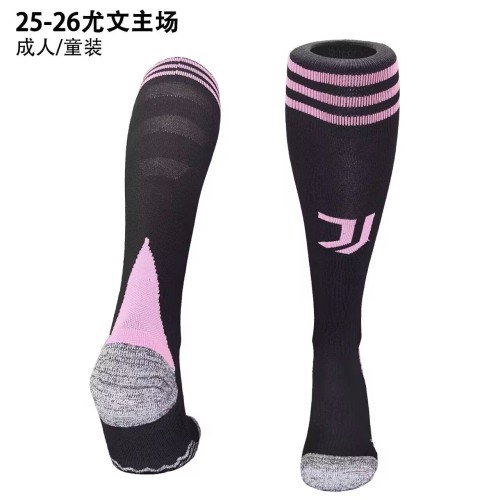2025-26  Juventus home black football socks