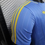 2025-26  Mens Manchester United casual style blue Player  Soccer Jersey