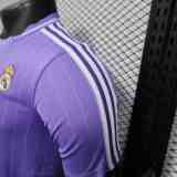 2025-26 Mens Real Madrid  Player casual style  Purple soccer jersey