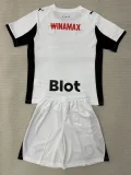 2025-26 Kids Stade Rennais away white Soccer Jersey