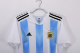 2018 Mens Argentina Home Retro soccer Jersey