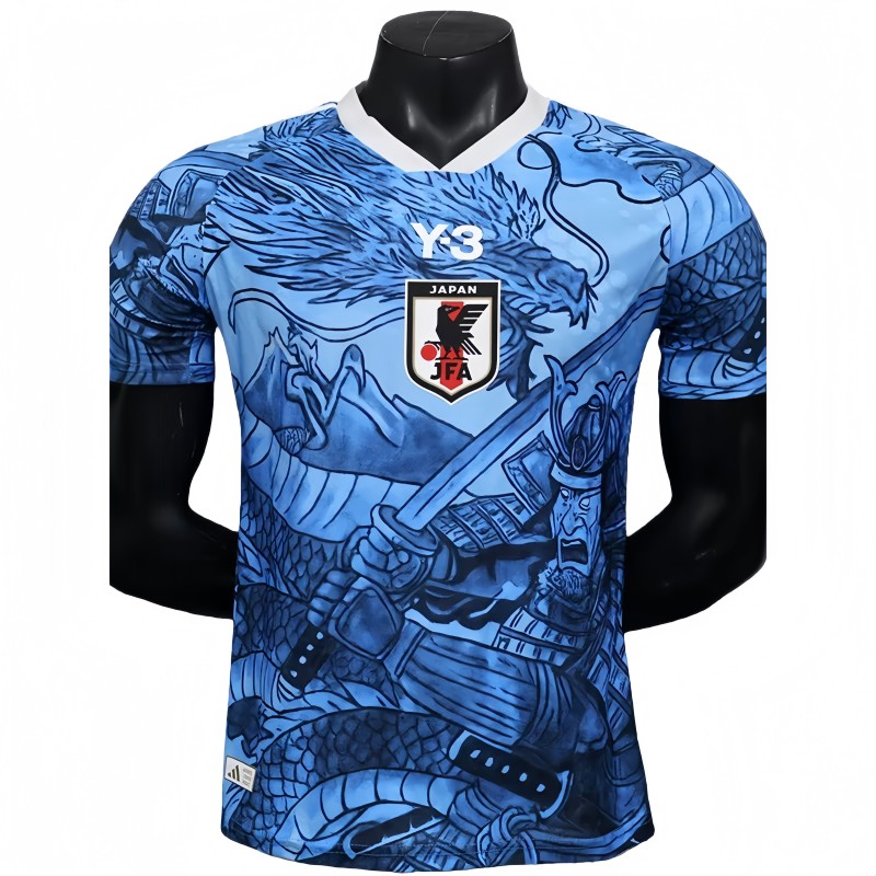 2025-26 Mens Japan Blue Y3 Special Edition Player Version Soccer Jersey
