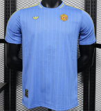 2025-26  Mens Manchester United casual style blue Player  Soccer Jersey