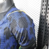 2026-27 Mens Brazil away blue Player version soccer jersey