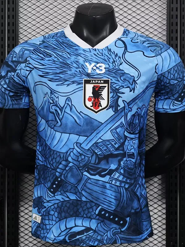 2025-26 Mens Japan Blue Y3 Special Edition Player Version Soccer Jersey