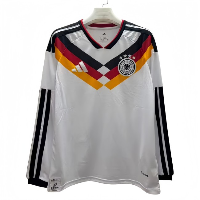 2026-27 Mens Germany home white  long sleeve Soccer Jersey