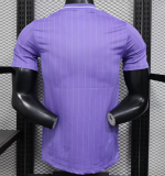 2025-26 Mens Real Madrid  Player casual style  Purple soccer jersey