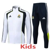 2025-26 Kids Real Madrid White  Jacket Tracksuit suit  #E2587