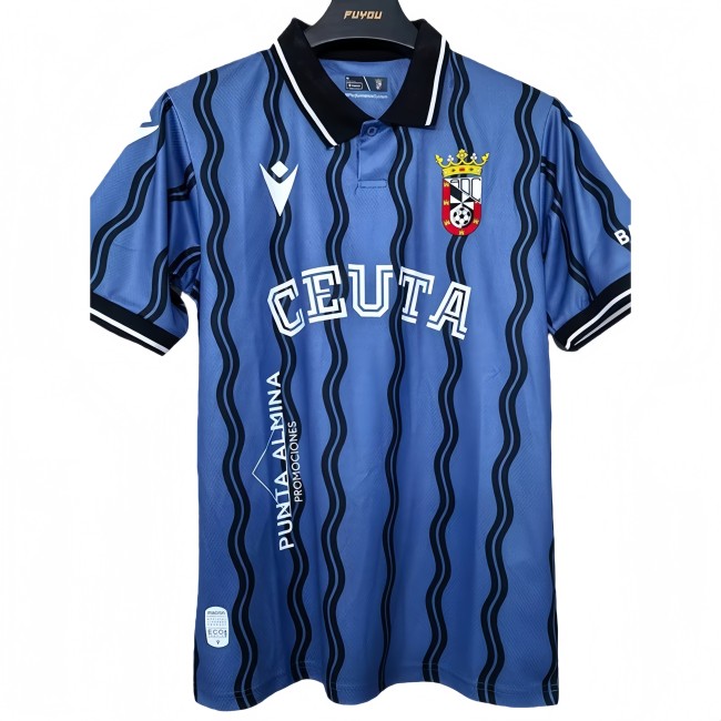 2025-26 Mens AD Ceuta Away Fans Soccer Jersey 