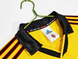 1999-00 Mens AC Milan Retro Away yellow soccer Jersey