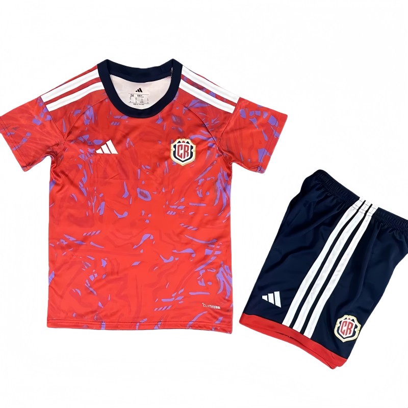 2026-27 Kids Costa Rica Home red Soccer Jersey