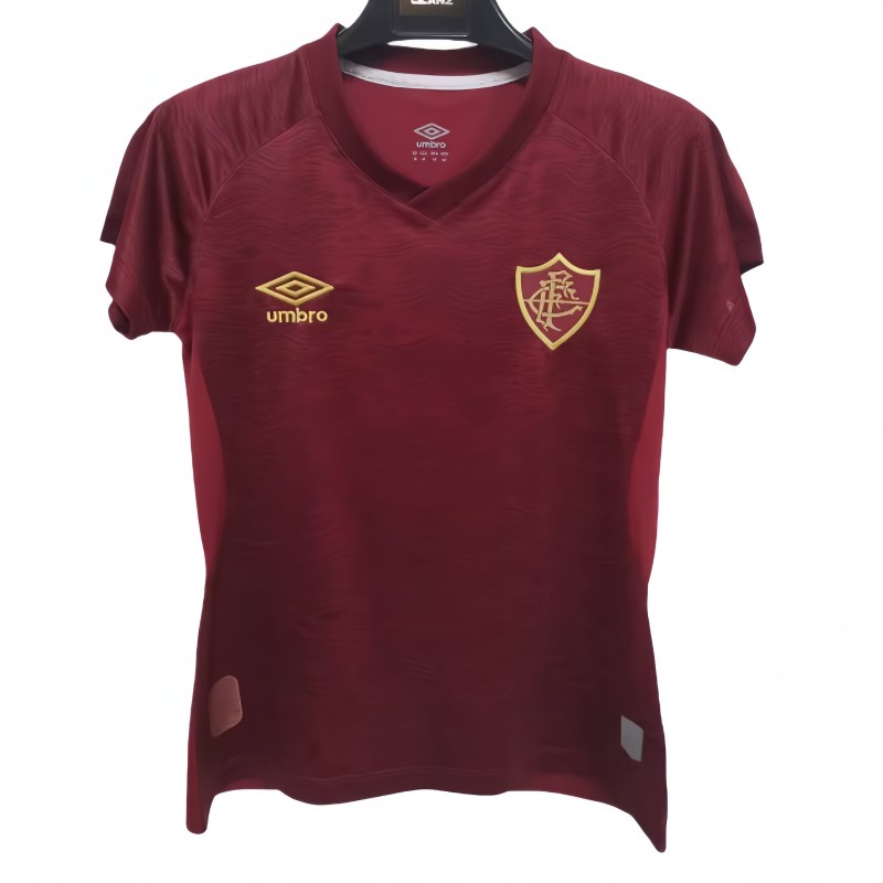 2025-26 Women Fluminense Third Away Red Fans Soccer Jersey