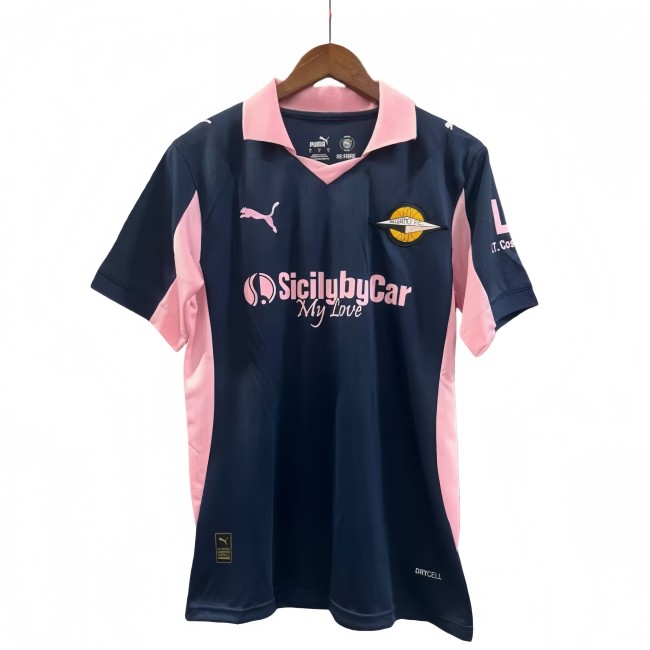 2025-26 Mens Palermo F.C. away black soccer jersey