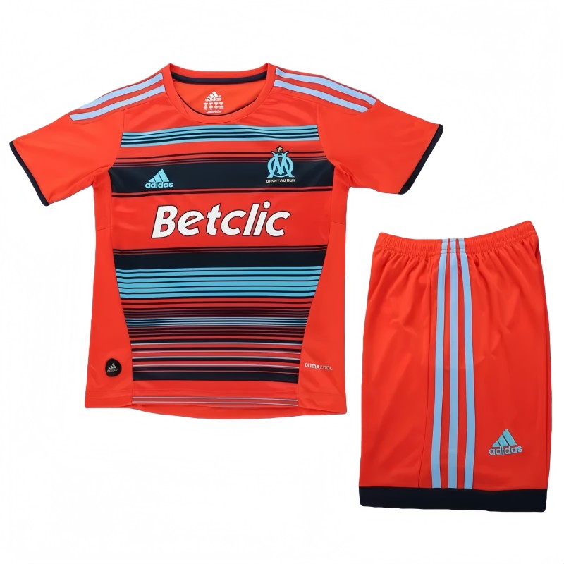 2011-2012 Kids Marseille Away  Retro Soccer Jersey