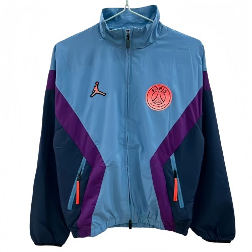 2025-26 Mens PSG Jordan Light blue Windbreaker