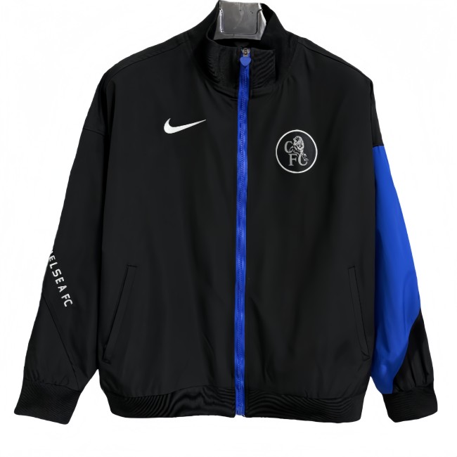 2025-26 Mens Chelsea black windbreaker