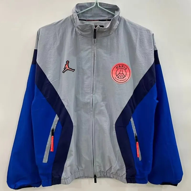 2025-26 Mens PSG Jordan Gray Windbreaker