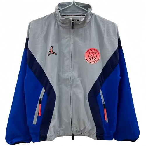 2025-26 Mens PSG Jordan Gray Windbreaker