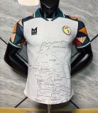 2025-26 Mens Senegal White Map Version Player soccer jersey