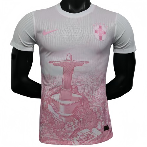 2025-26 Mens Brazil Special Edition white Player version soccer jersey