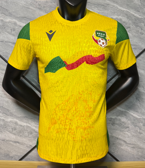 2026-27 Mens Benin yellow away Player version Soccer Jersey