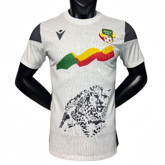 2026-27 Mens Benin White Player version Soccer Jersey 