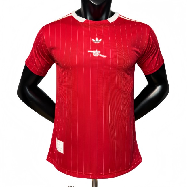 2025-26 Mens Arsenal  retro Edition red Player soccer Jersey