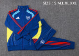2025-26 Mens Arsenal Royal blue jacket Tracksuit   A2590#