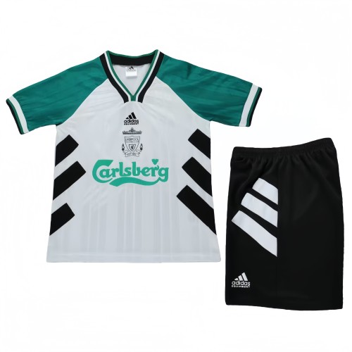 1993-95 Kids LIV Away Retro soccer Jersey
