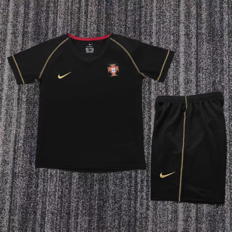 2006 Portugal Away Kids Retro Soccer Jersey