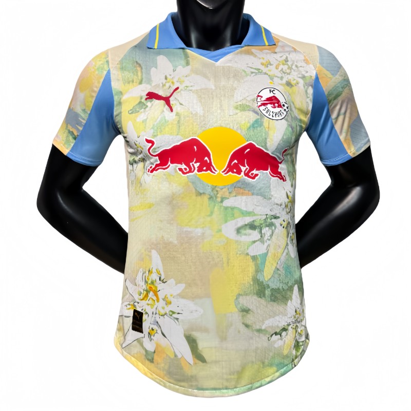 2025-26 Mens Leipzig Red Bull  snow lotus Player version soccer jersey