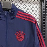 2025-26 Mens Bayern Munich White red blue Double Sided  windbreaker