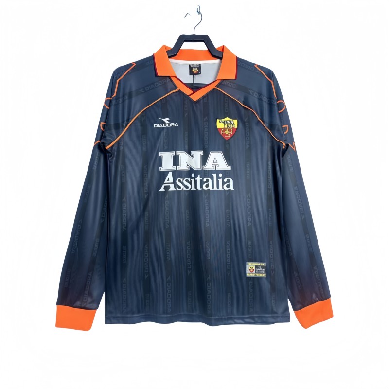 1999-00 Roma  Retro third away Long Sleeve Soccer Jersey