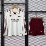 2025-26 KIDS Arsenal Third away long sleeve soccer  jersey
