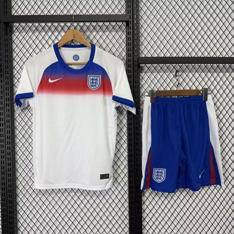 2025-26 Kids England home Soccer Jersey